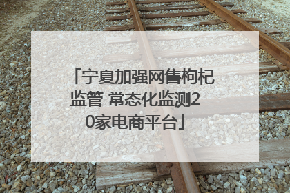 宁夏加强网售枸杞监管 常态化监测20家电商平台